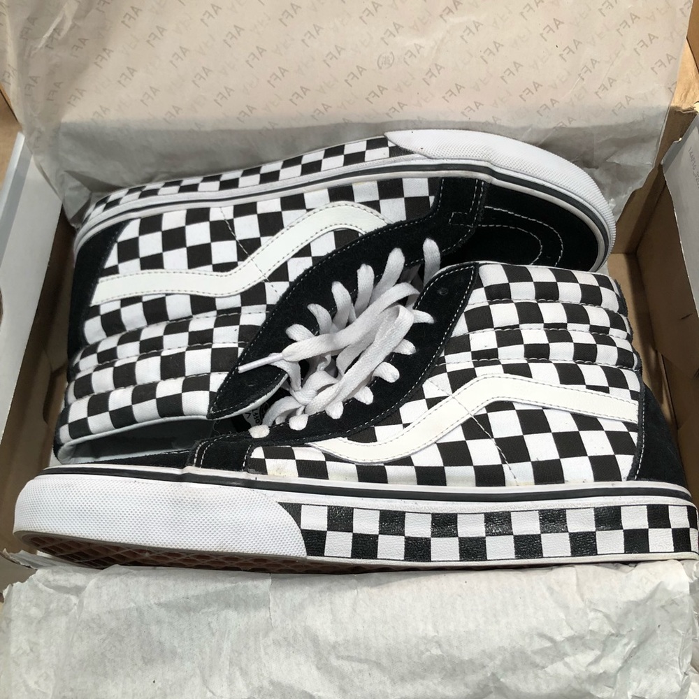 Vans Checkerboard Sk8-Hi - W10/M8.5